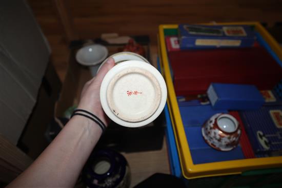 A quantity of Japanese ceramics